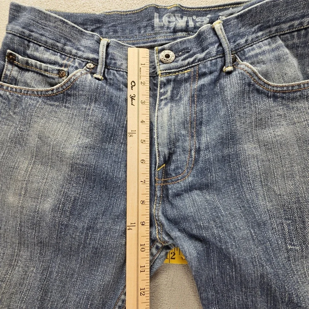 Vintage Levis Blue Star Jeans Mens 32x34 Engineered Zip Fly Honeycomb